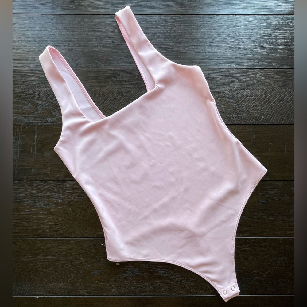 Good American Light Pink Bodysuit